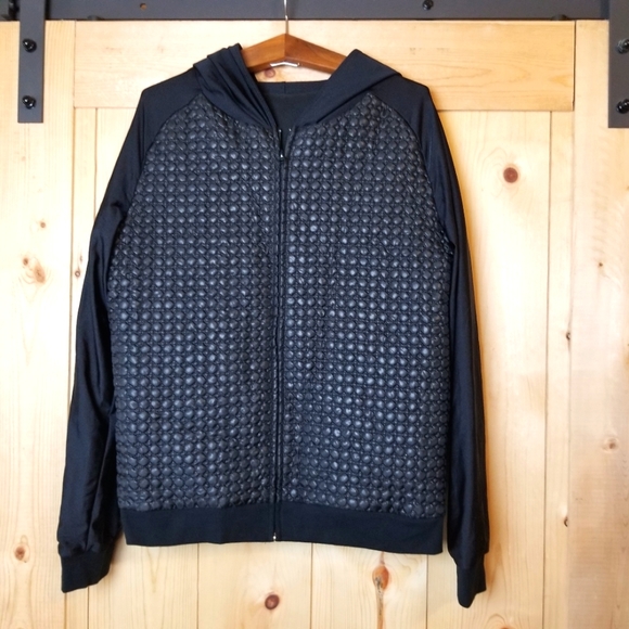 Revolution Dancewear Mini Quilted Zipper Front Hooded Jacket - Picture 1 of 11